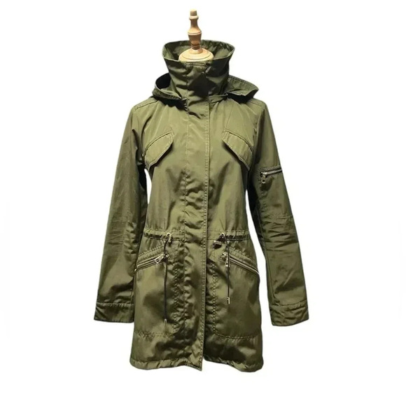 Vince Camuto Green Parka Jacket Size XS - Picture 1 of 9
